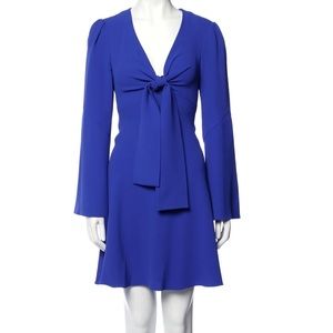 Diane Von Furstenberg (DVF) blue long sleeve dress. nwt
